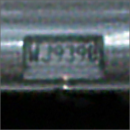 License plate processed with Version 5